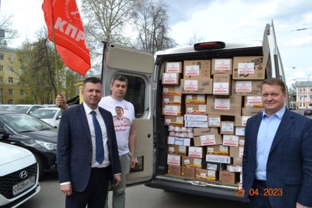 Очередной груз помощи бойцам СВО отправлен Нижегородским отделением КПРФ