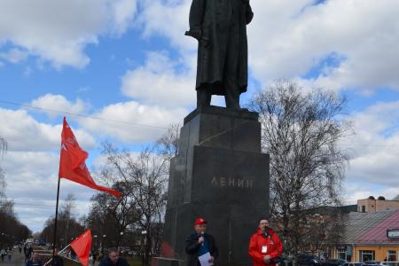 Митинг в Вологде. Заветам Ленина верны!