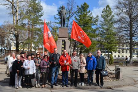 Митинг в Вологде. Заветам Ленина верны!