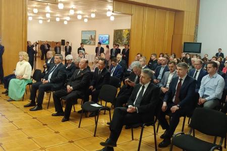 Заместитель Председателя ЦС СКП-КПСС И.Н. Макаров провёл торжественный вечер, посвященный 111-й годовщине со дня рождения Ким Ир Сена