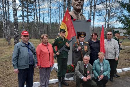 Тверская область. В Бологовском районе восстановили памятник Ленину