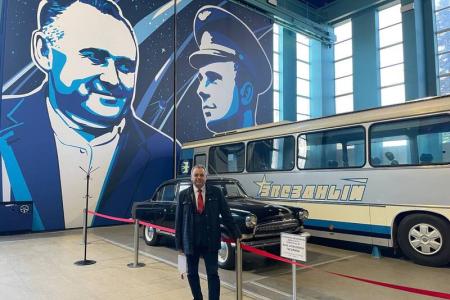 Ренат Сулейманов посетил Звездный городок и Центр подготовки космонавтов им. Ю.А. Гагарина