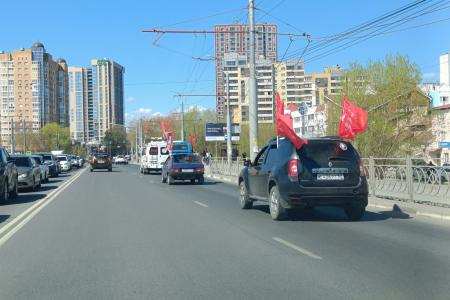 В День рождения В.И. Ленина в Рязани прошел автопробег