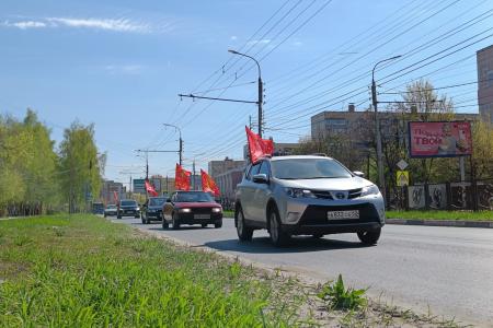 В День рождения В.И. Ленина в Рязани прошел автопробег
