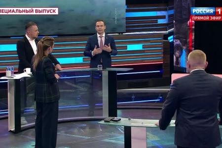 Юрий Афонин рассказал в эфире «России-1» о программной статье Г. А. Зюганова «Сражаясь за Русский мир»
