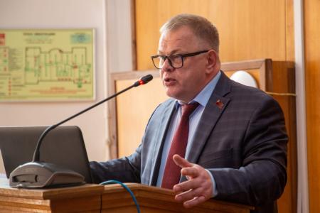 Руководитель фракции КПРФ в Мособлдуме Александр Наумов принял участие в региональной научной конференции в ГУП