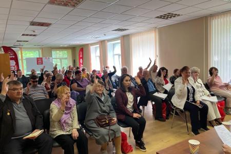 Состоялось собрание председателей городских отделений Московского областного отделения ООО «Дети войны»