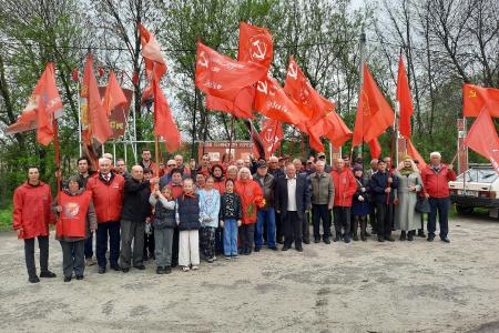 Тамбовские коммунисты провели серию праздничных первомайских мероприятий