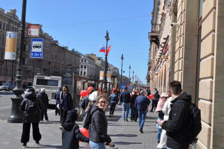 Первомай в городе трех революций