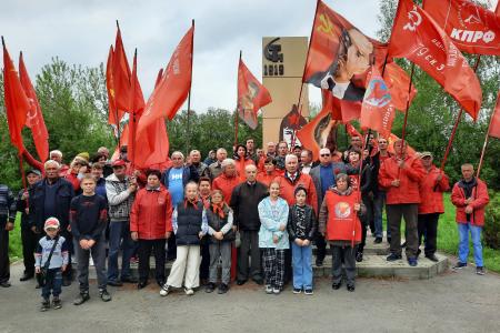 Тамбовские коммунисты провели серию праздничных первомайских мероприятий