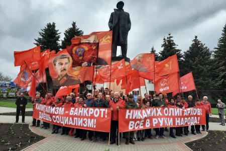 Тамбовские коммунисты провели серию праздничных первомайских мероприятий