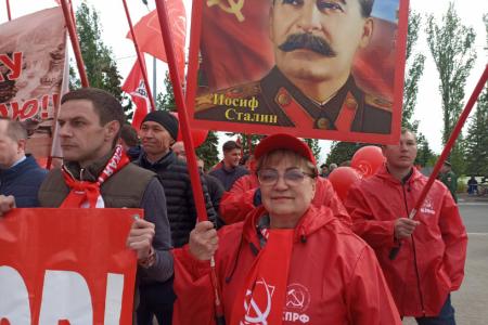 Саратовские коммунисты и комсомольцы отметили День Победы