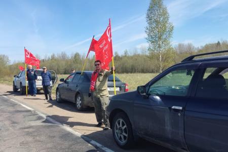 Коммунисты Ленинградской области  встретили День Победы серией ярких мероприятий
