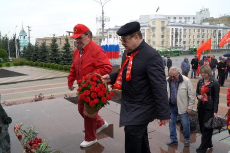 С верой в Победу и нашу Великую Родину! Первомай в Курске