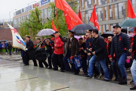 Краснодарский край. Активисты КПРФ и Союза Советских офицеров отметили День Победы