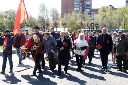 Коммунисты города трёх революций провели мероприятия ко Дню Победы советского народа
