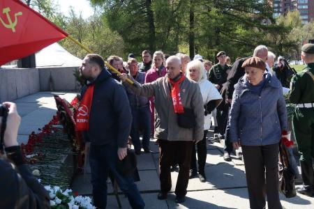 Коммунисты города трёх революций провели мероприятия ко Дню Победы советского народа
