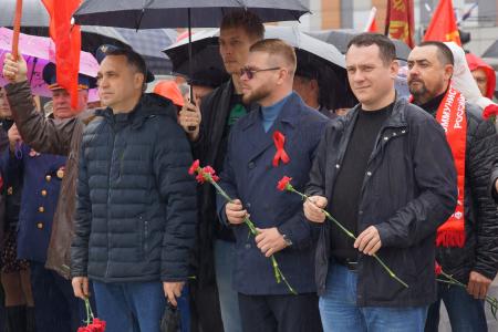 Краснодарский край. Активисты КПРФ и Союза Советских офицеров отметили День Победы