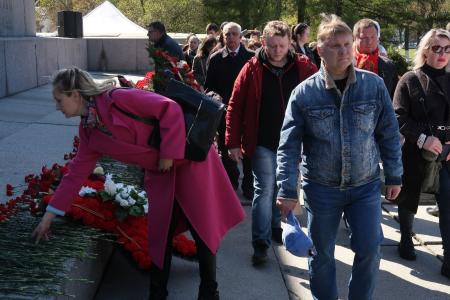 Коммунисты города трёх революций провели мероприятия ко Дню Победы советского народа