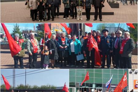Свердловская область. Активисты лево-патриотических сил широко отметили День Победы