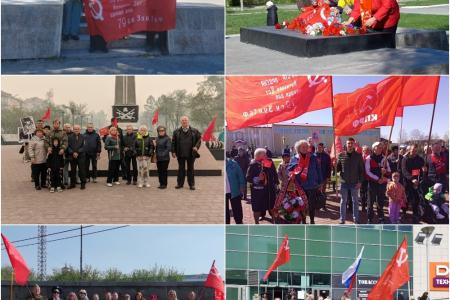 Свердловская область. Активисты лево-патриотических сил широко отметили День Победы