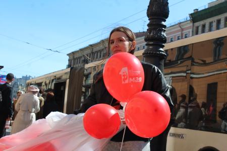 Первомай в городе трех революций
