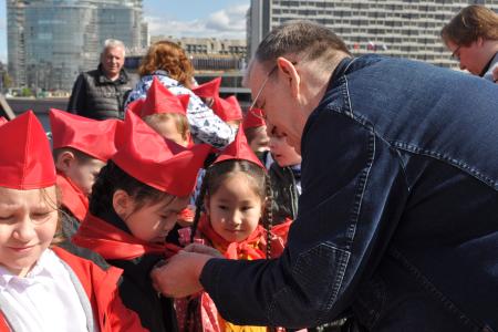 Пионеры города трёх революций: Всегда готовы!