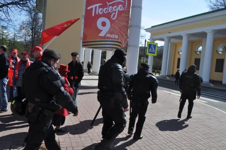 Первомай в городе трех революций
