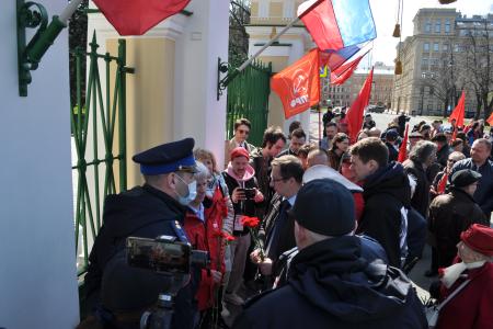 Первомай в городе трех революций