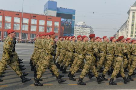 Парад Победы прошел в Новосибирске