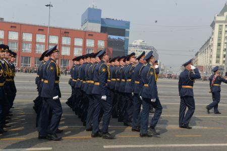Парад Победы прошел в Новосибирске