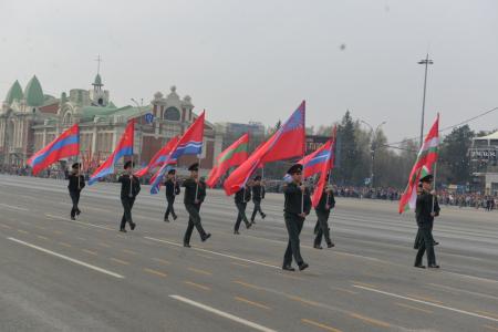 Парад Победы прошел в Новосибирске
