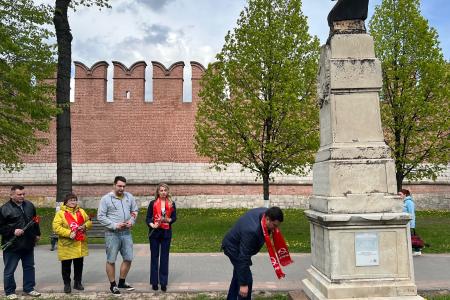 Тульские коммунисты в 205-летнюю годовщину почтили память Карла Маркса