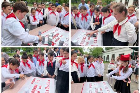В Тульском регионе продолжается приём в пионеры, посвящённый 101-летию Всесоюзной пионерской организации