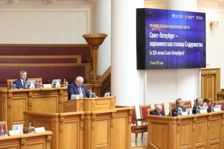 К.К. Тайсаев прибыл в Санкт-Петербург для участия в Межпарламентской Ассамблеи государств-участников СНГ