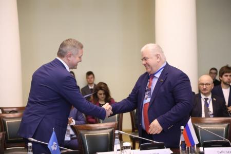 К.К. Тайсаев прибыл в Санкт-Петербург для участия в Межпарламентской Ассамблеи государств-участников СНГ