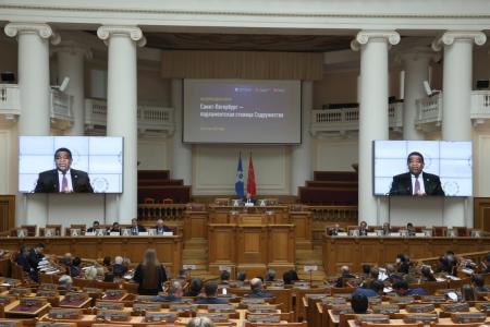 К.К. Тайсаев прибыл в Санкт-Петербург для участия в Межпарламентской Ассамблеи государств-участников СНГ