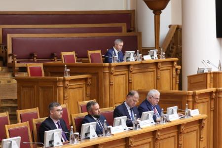 К.К. Тайсаев прибыл в Санкт-Петербург для участия в Межпарламентской Ассамблеи государств-участников СНГ