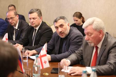 Д.Г. Новиков, К.К. Тайсаев, А.А. Ющенко приняли участие в российско-грузинской встрече
