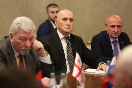 Д.Г. Новиков, К.К. Тайсаев, А.А. Ющенко приняли участие в российско-грузинской встрече
