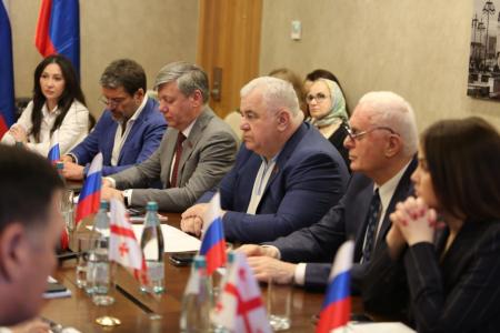 Д.Г. Новиков, К.К. Тайсаев, А.А. Ющенко приняли участие в российско-грузинской встрече