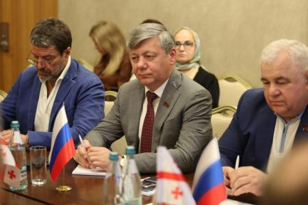 Д.Г. Новиков, К.К. Тайсаев, А.А. Ющенко приняли участие в российско-грузинской встрече