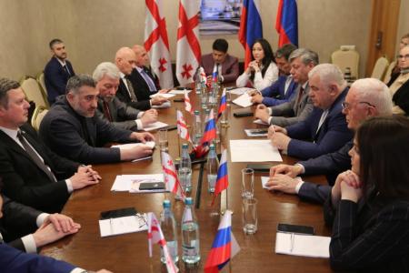 Д.Г. Новиков, К.К. Тайсаев, А.А. Ющенко приняли участие в российско-грузинской встрече