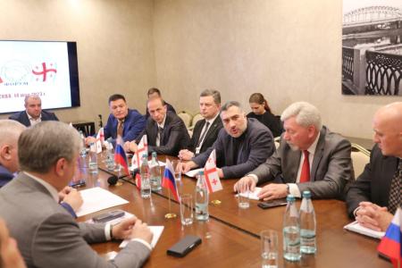 Д.Г. Новиков, К.К. Тайсаев, А.А. Ющенко приняли участие в российско-грузинской встрече