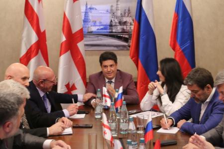 Д.Г. Новиков, К.К. Тайсаев, А.А. Ющенко приняли участие в российско-грузинской встрече