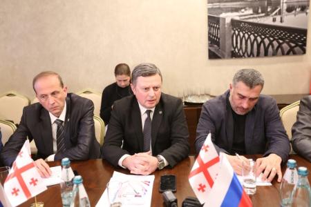 Д.Г. Новиков, К.К. Тайсаев, А.А. Ющенко приняли участие в российско-грузинской встрече