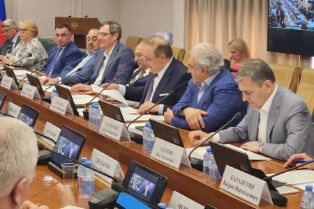 К.К. Тайсаев принял участие в заседании Экспертного совета Межпарламентской комиссии по сотрудничеству Федерального Собрания Российской Федерации и Национального Собрания Республики Армения