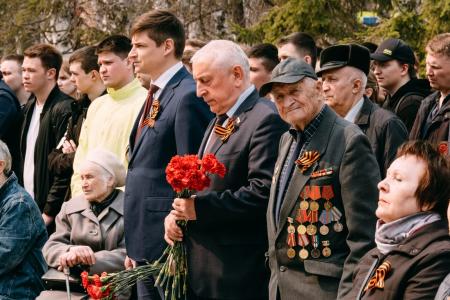 Николай Харитонов принял участие в памятных мероприятиях, посвященных Дню Победы, в Новосибирске