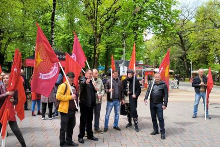 Первомайский митинг-концерт в Ставрополе