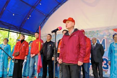 Первомайский митинг-концерт в Ставрополе